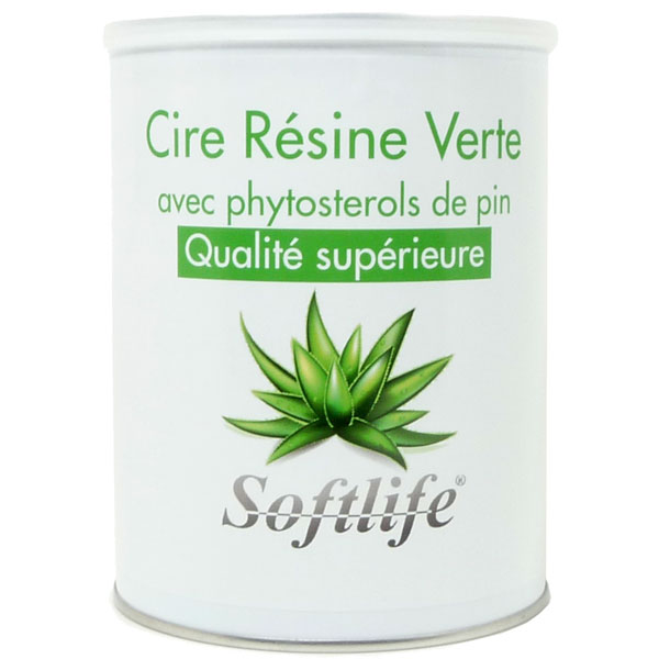 Cire tiede jetable verte pot 800ml